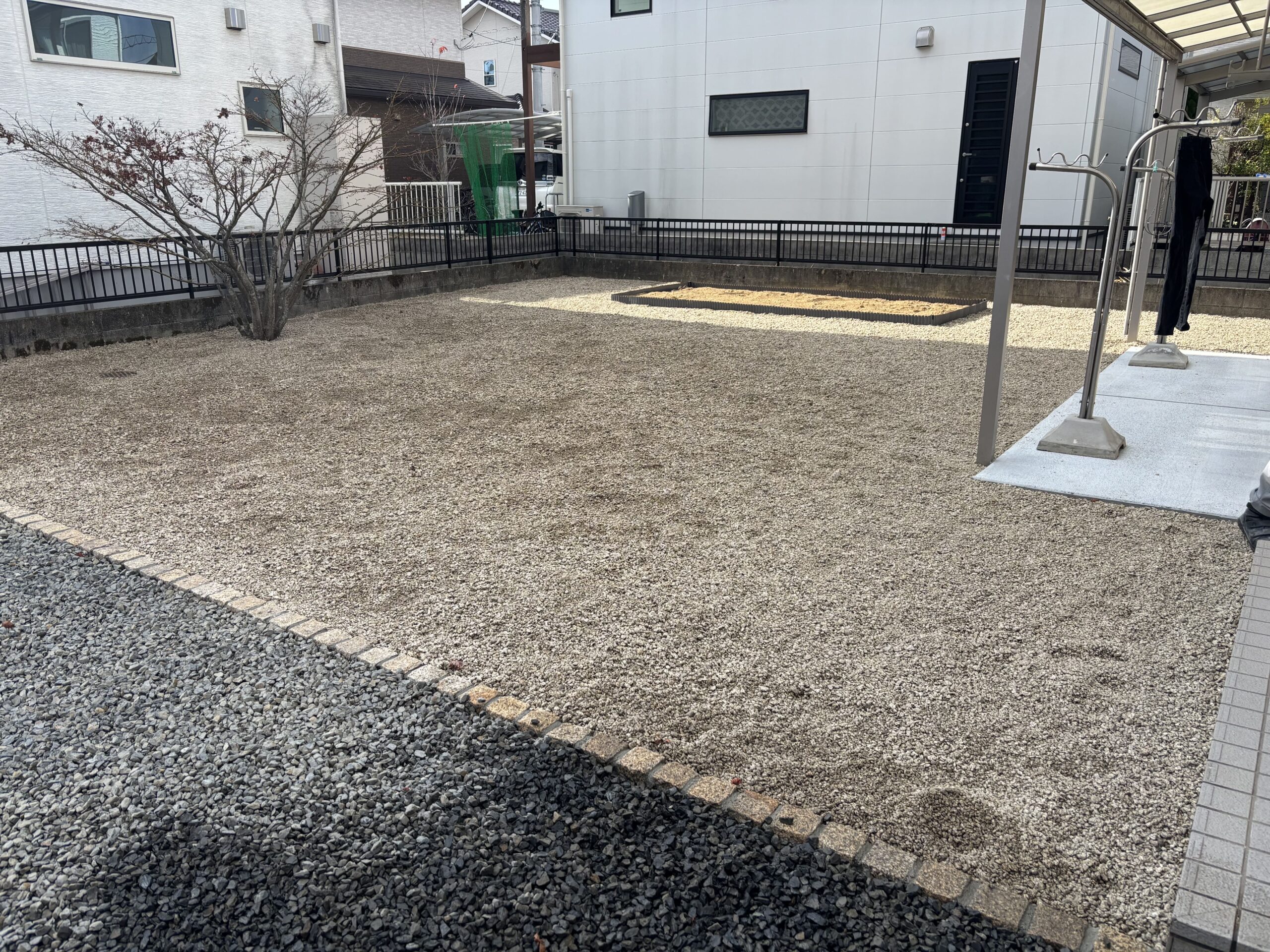 K様邸外構工事施工例：柔らかな色味と再利用の工夫で仕上げた心地よい庭づくり